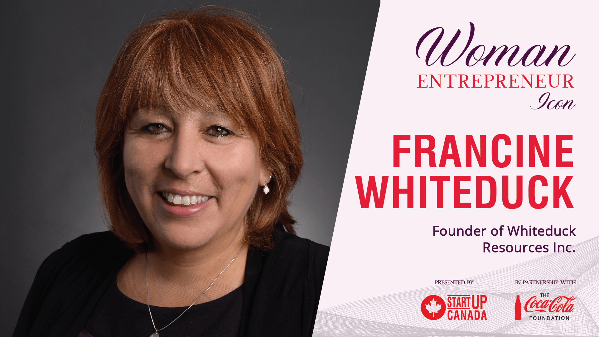 Photo of woman with shoulder-length red hair smiling