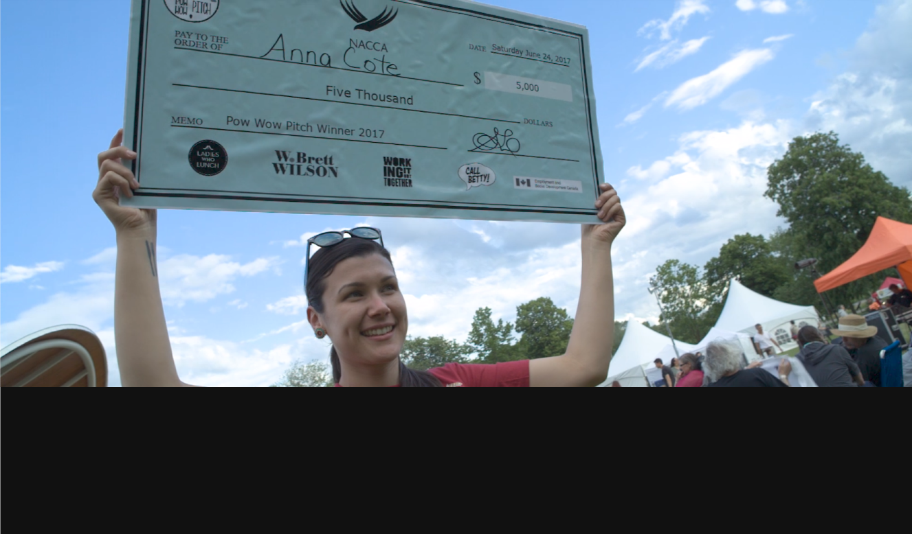 Anna Cote, Founder of Birch Bite wins 2017 Pow Wow Pitch prize