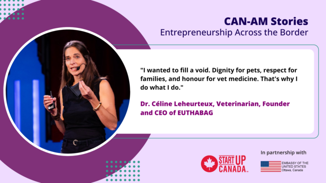CAN-AM Stories – Entrepreneurship Across the Border: Dr. Céline Leheurteux